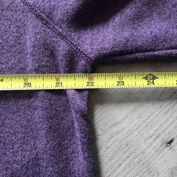 live love lounge karen neuburger Cropped Purple Sweatshirt - Picture 4 of 5